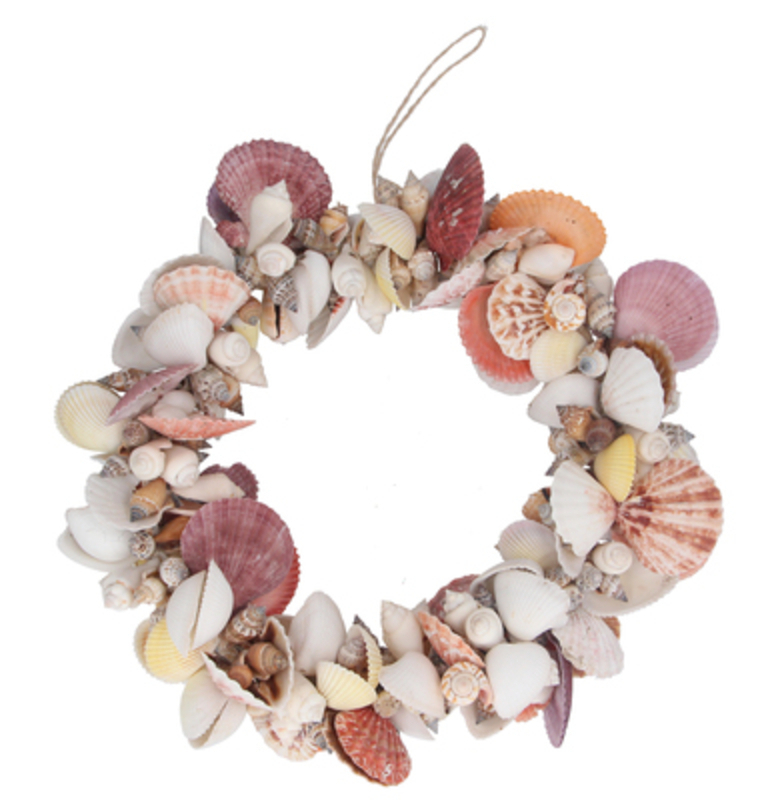 Round Shell Wreath By Gisela Graham